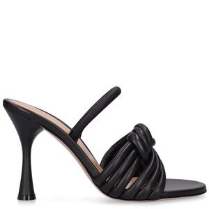 Gianvito Rossi
95mm Metallic leather sandals 37 NWOB